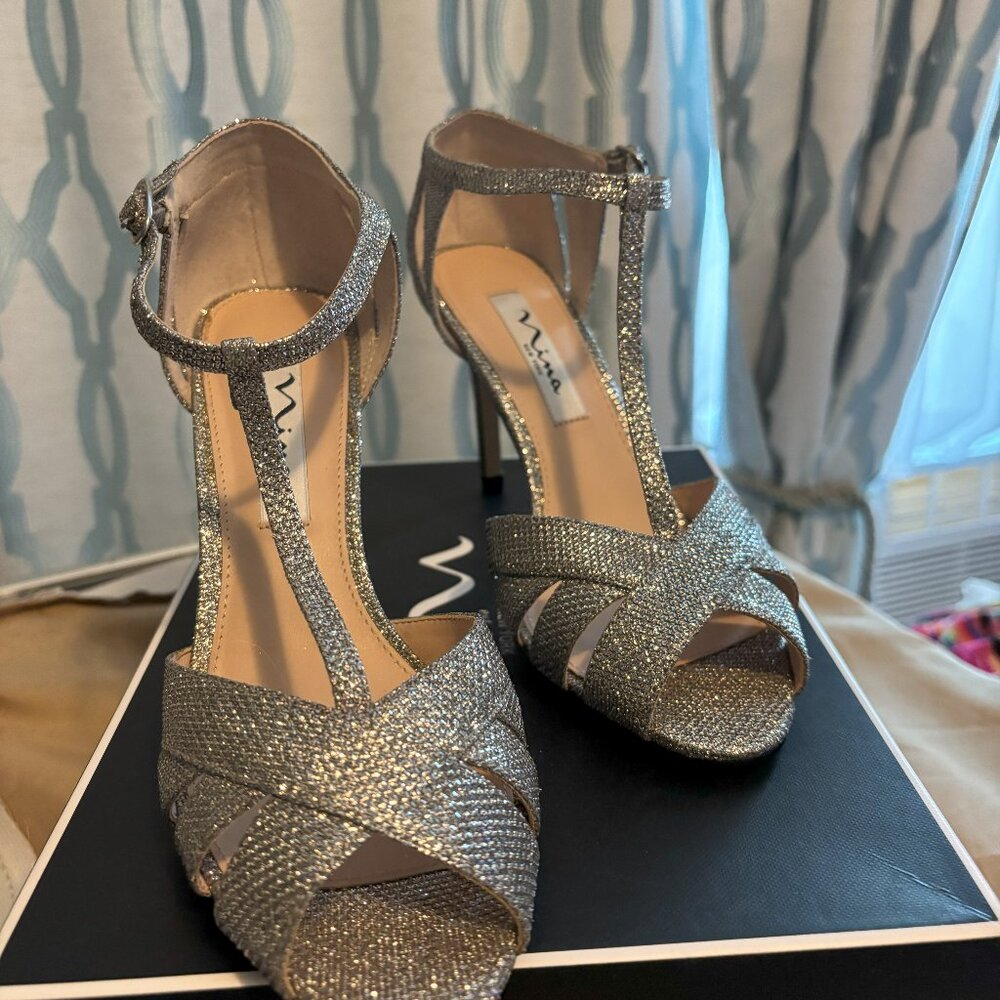 NEW NINA heals, Size M 7 1/2,  ( Sept. 1st. Last day to buy )